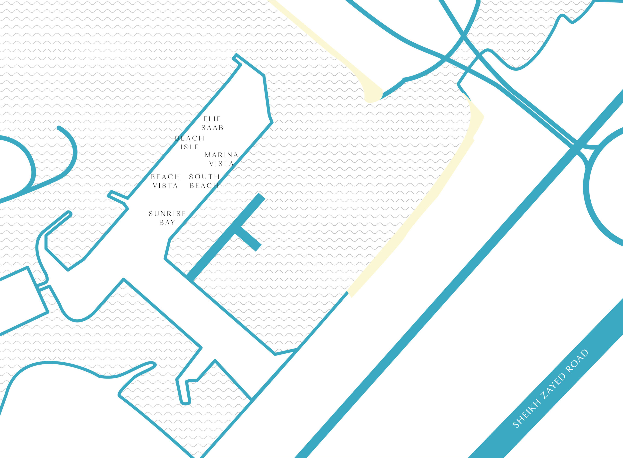 Карта Emaar Beachfront