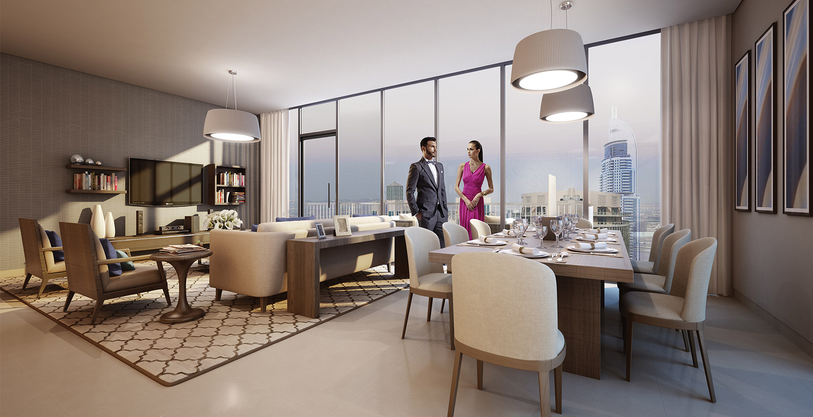 Boulevard Heights Executive Residences - Living Room