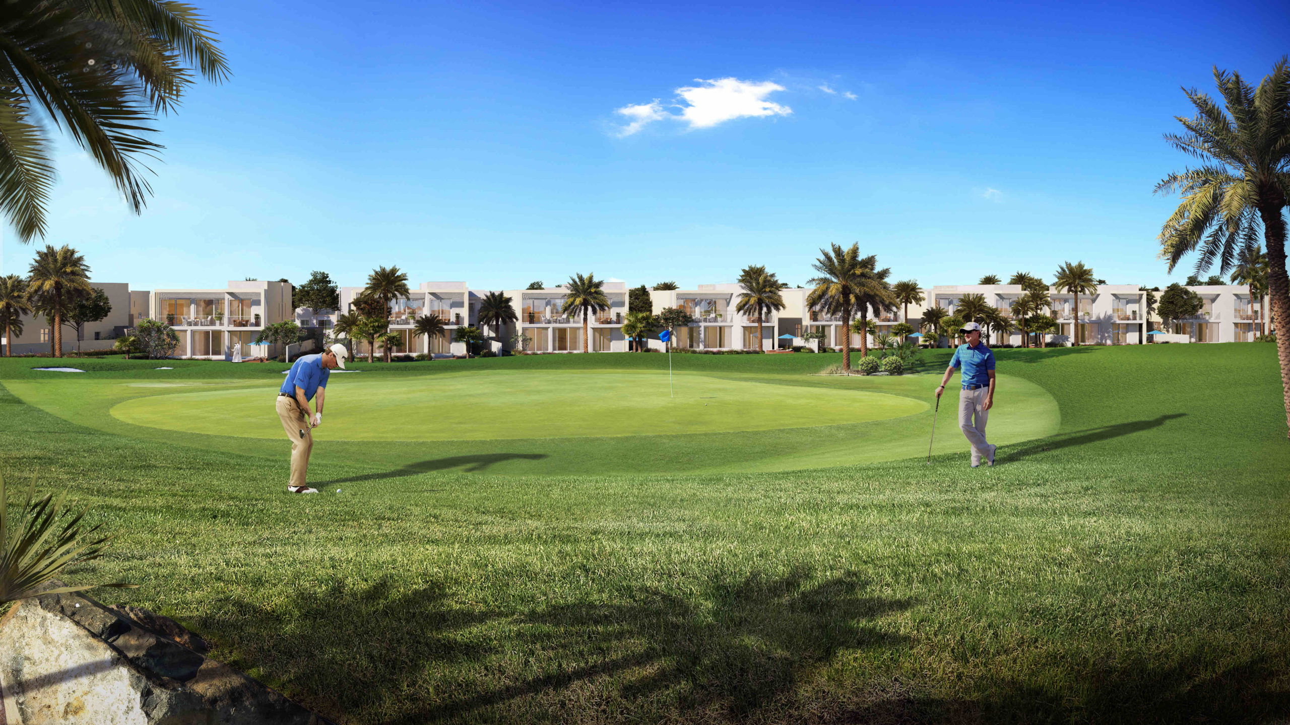 Виллы Golf Links — виллы с 3 и 4 спальнями на продажу в Дубае в районе Emaar South